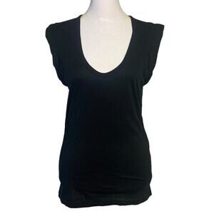 Wilfred black scoopneck top size XXS
